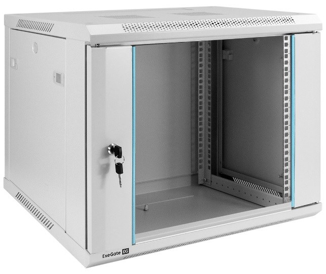 Шкаф настенный 19", 9U Exegate EC-WM-9U.450.G.GREY 143069