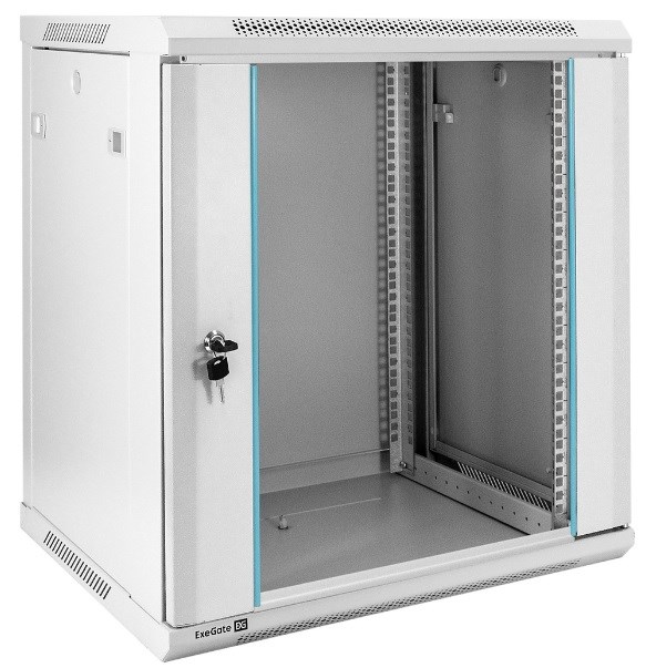 Шкаф настенный 19", 12U Exegate EC-WM-12U.600.G.GREY 143082