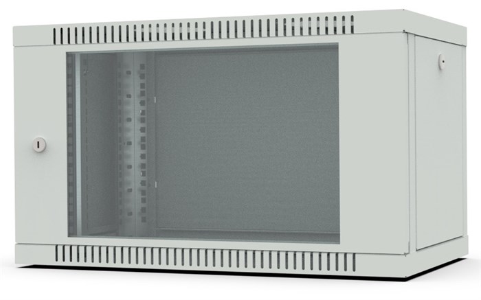 Шкаф настенный 19", 6U Filum FL-WB-0666GM-GY 143086