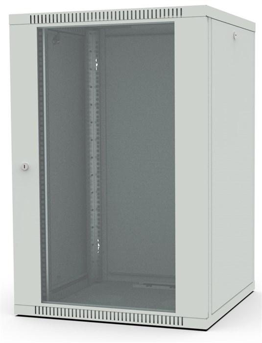 Шкаф настенный 19", 18U Filum FL-WB-1866GM-GY 143091