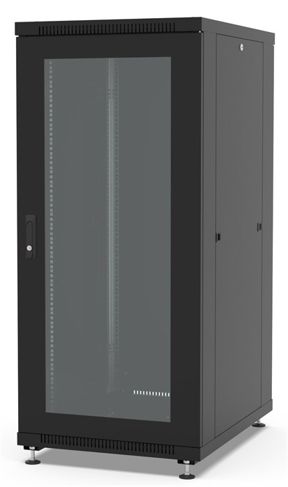 Шкаф напольный 19", 27U Filum FL-NT-2768GM1M-BK 143097