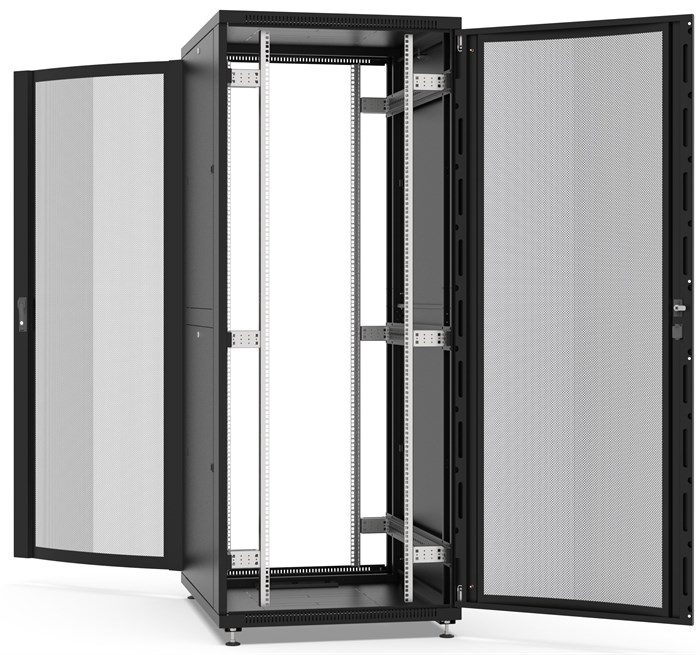 Шкаф напольный 19", 42U Filum FL-NT-42810PP2M-BK 143101