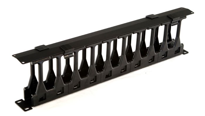 Кабельный организатор  Hyperline CMF-1U-FPL106-MCOV-RAL9005 143106