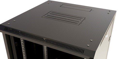 Шкаф настенный 19", 6U Hyperline TWB-0666-GP-RAL9004 143117