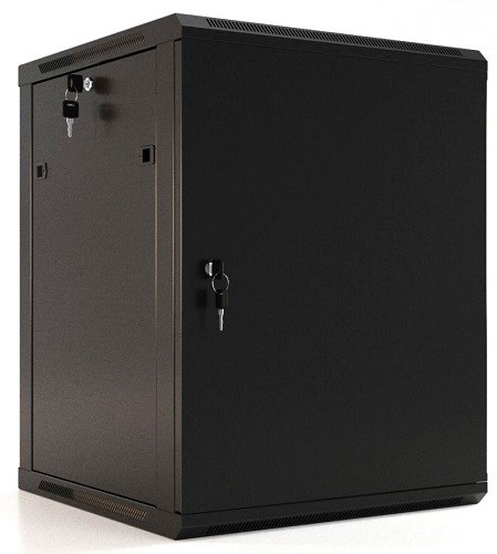 Шкаф настенный 19", 6U Hyperline TWB-0645-SR-RAL9004 143118