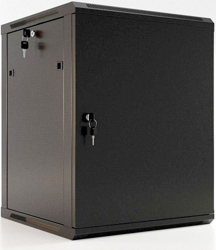 Шкаф настенный 19", 9U Hyperline TWB-0966-SR-RAL9004 143124
