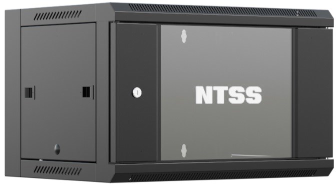 Шкаф настенный 19", 15U NTSS NTSS-W15U6060GS-BL 143340