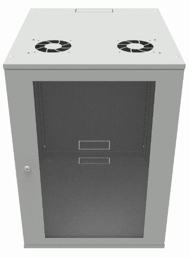 Шкаф настенный 19", 15U SNR SNR-TWC-15-GDL 143435