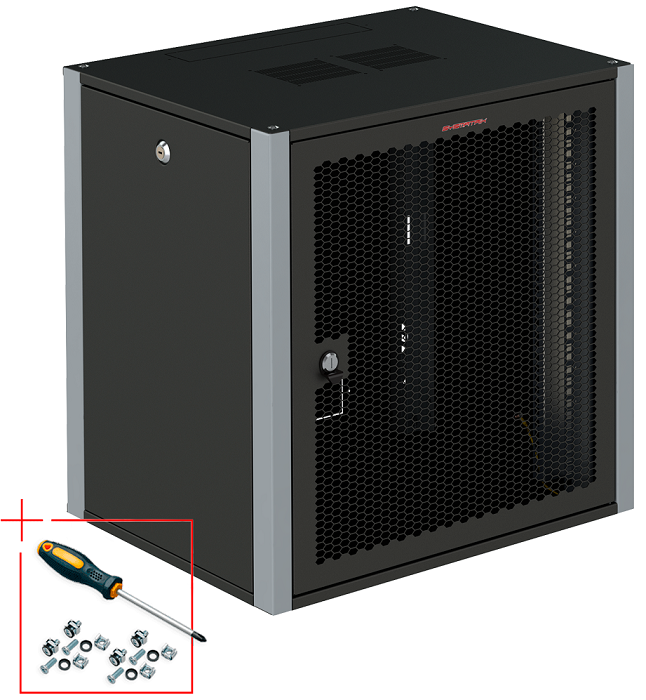 Шкаф настенный 19", 18U SYSMATRIX WP 6318.930 143553