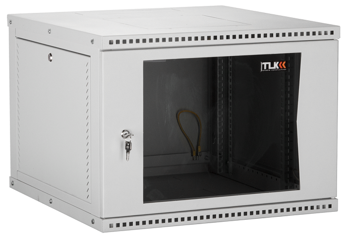 Шкаф настенный 19", 9U TLK TWI-096060-R-G-GY 143956
