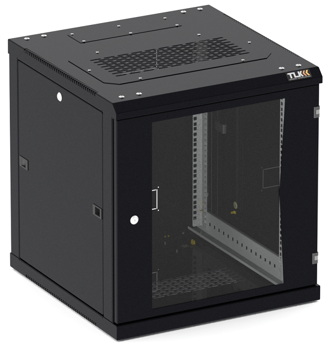 Шкаф настенный 19", 12U TLK TWC-126045-R-G-BK 144004