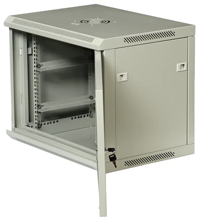 Шкаф настенный 19", 12U W&T C126045GWTWOF 144292