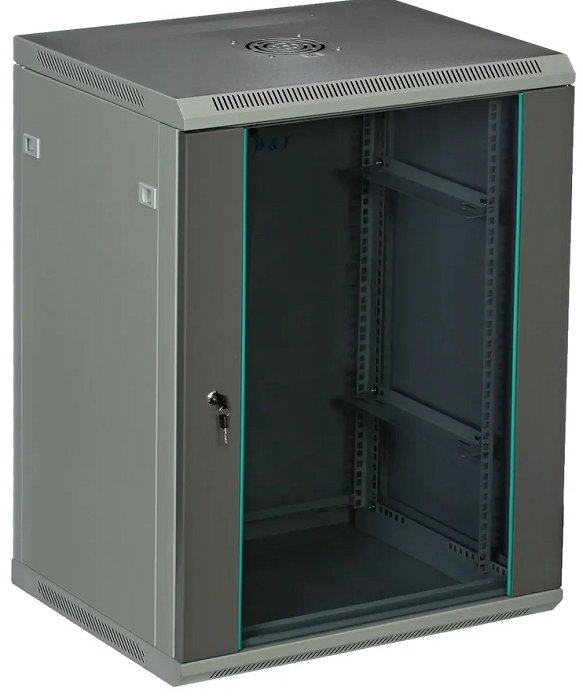 Шкаф настенный 19", 15U W&T C156050GWTWOF 144296