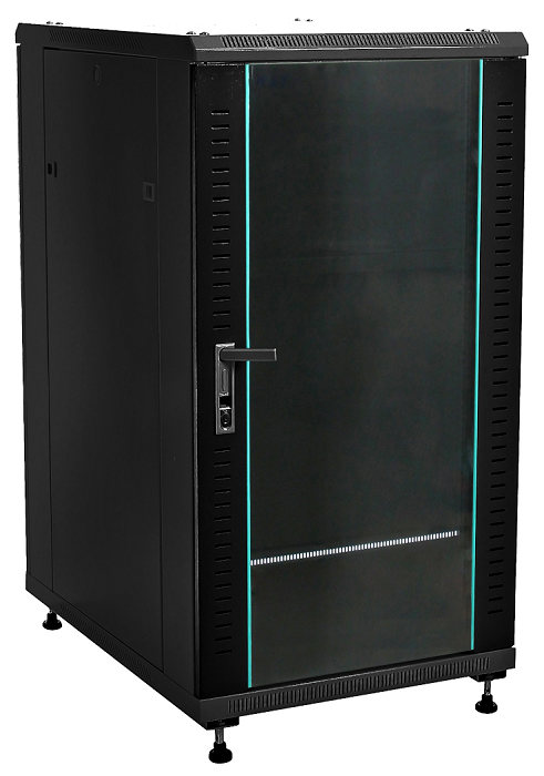 Шкаф напольный 19", 22U W&T B226080BWTWOF 144303