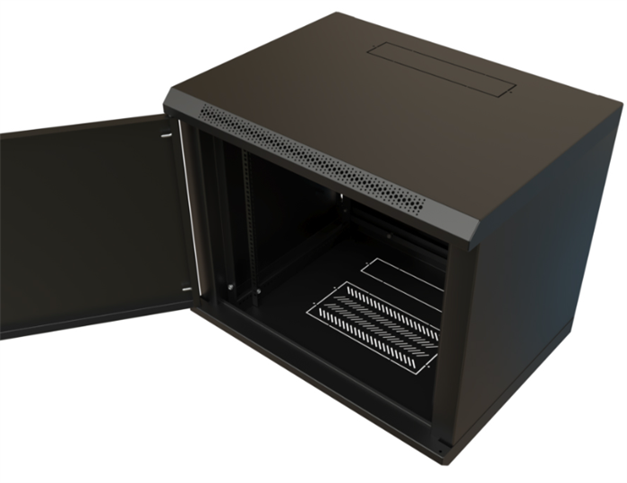 Шкаф серверный 19", 15U WRLine WR-TW-1566-SR-RAL9004 144354