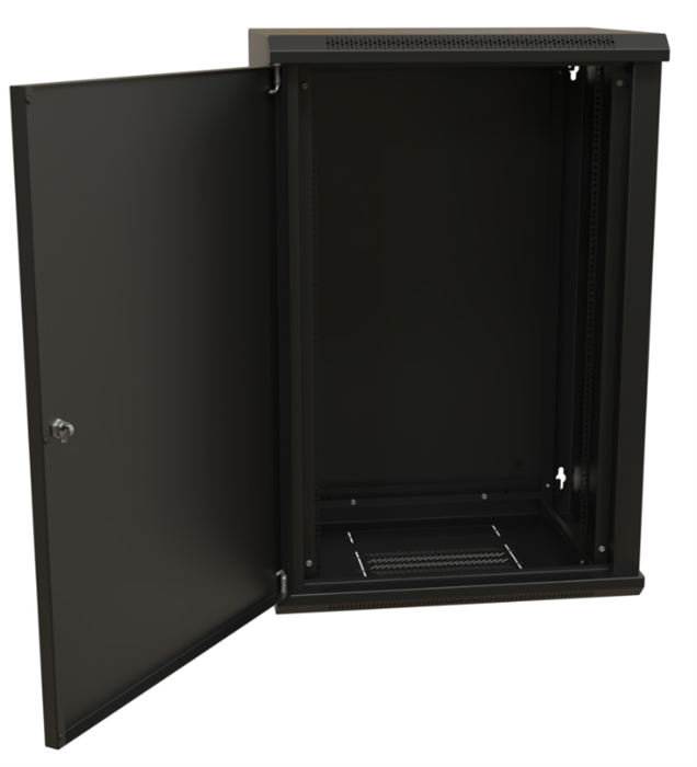 Шкаф серверный 19", 18U WRLine WR-TW-1866-SR-RAL9004 144357