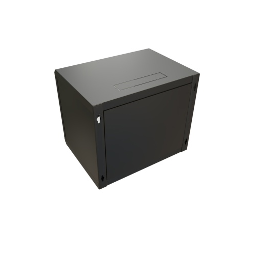 Шкаф настенный 19", 12U WRLine WR-TW-1266-SR-RAL9004 144360