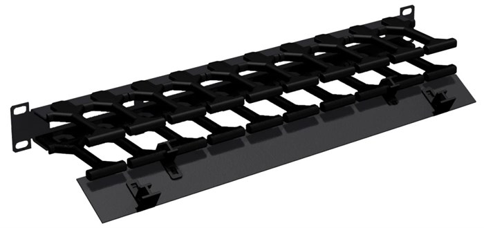 Кабельный организатор  NikoMax NMC-OP100CF-1U-BK 144372