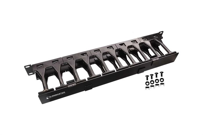 Кабельный организатор  Lanmaster LAN-ORG-PF/S-1U 144391