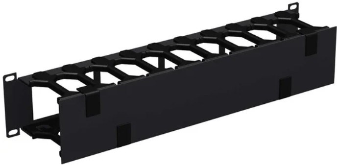 Кабельный организатор  NikoMax NMC-OP100CF-2U-BK 144405