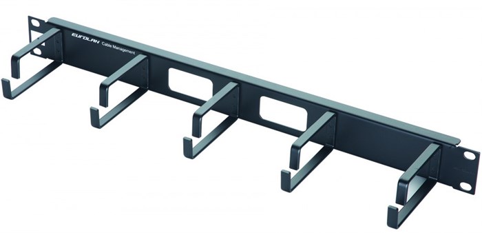 Кабельный организатор  Eurolan 25B-1U-02BL 144452