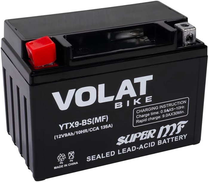 Батарея;;VOLAT;YTX9-BS(MF)Volat 100585