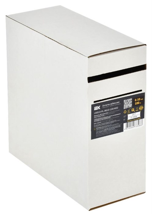 Оплетка кабельная IEK UBS10-PL-0610-100-K02 147936