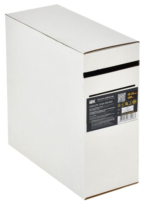 Оплетка кабельная IEK UBS10-PL-1016-100-K02 147998