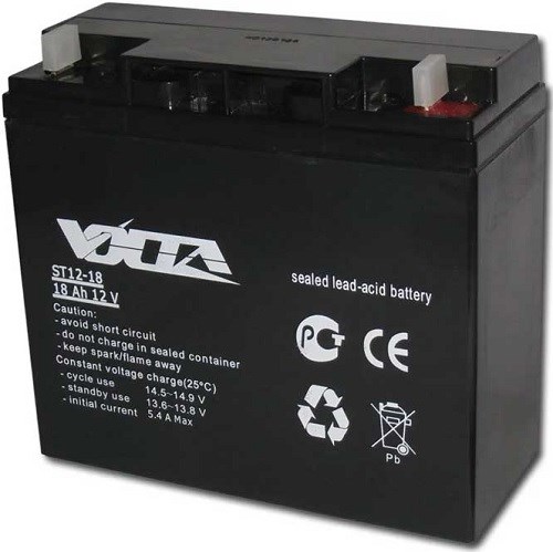 Батарея;аккумуляторная;;Volta;ST;12-18 100614