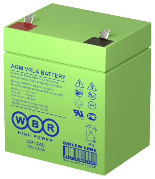 Аккумулятор;;WBR;GP1245 100616