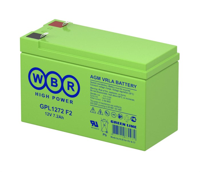 Батарея;;WBR;GPL1272;WBR 100617