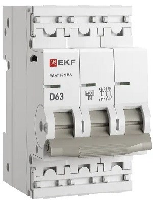 Автоматический выключатель  EKF M63MA6363D 149117