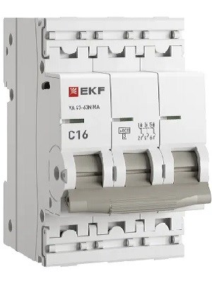 Автоматический выключатель  EKF M63MA6316C 149143