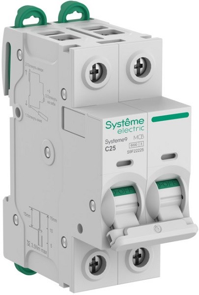 Автоматический выключатель  Systeme Electric S9F22225 149146