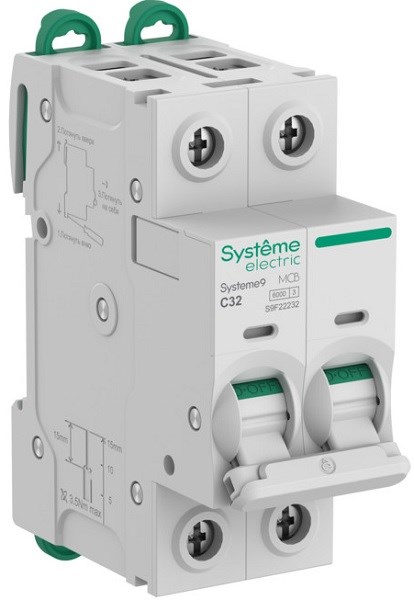 Автоматический выключатель  Systeme Electric S9F22232 149166