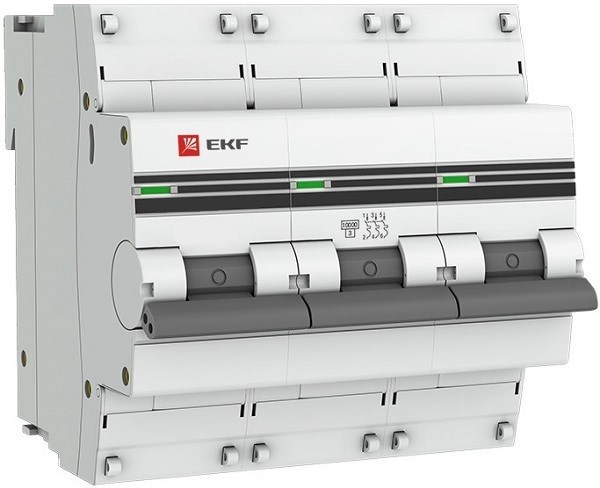 Автоматический выключатель  EKF mcb47100-3-63C-pro 149171