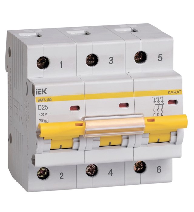 Автоматический выключатель  IEK MVA40-3-025-D 149234