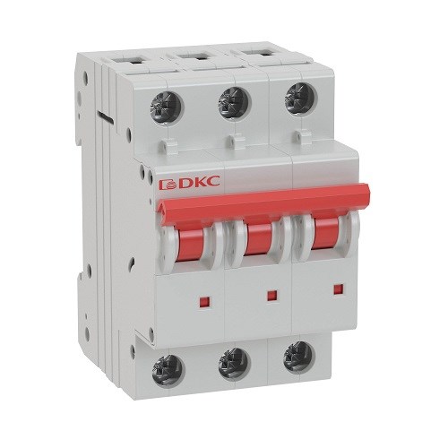 Автоматический выключатель модульный DKC MD63-3B1-6 149277
