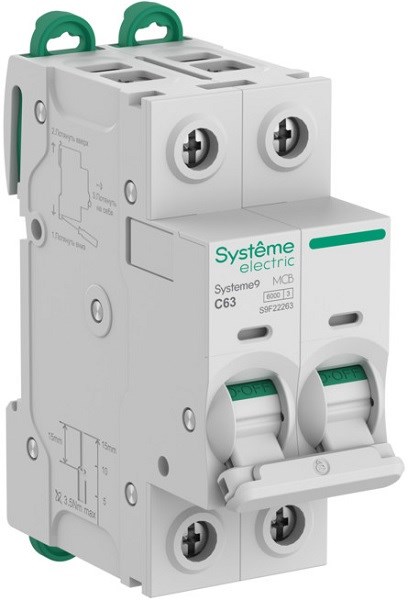 Автоматический выключатель  Systeme Electric S9F22263 149298