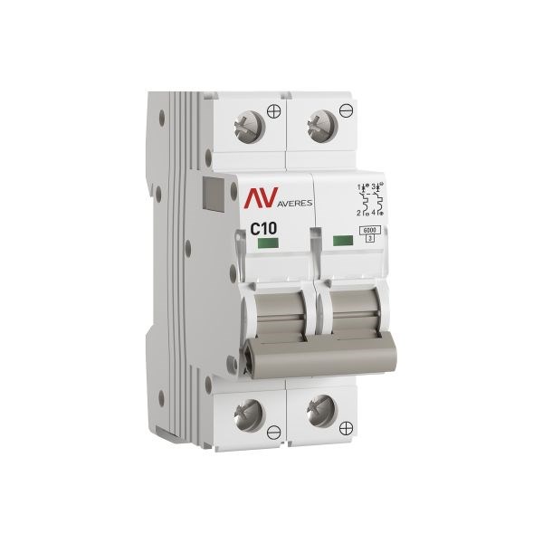 Автоматический выключатель  EKF mcb6-DC-2-10C-av 149302