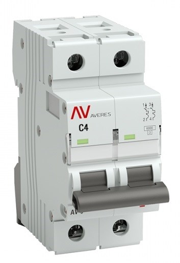 Автоматический выключатель  EKF mcb6-DC-2-04C-av 149342