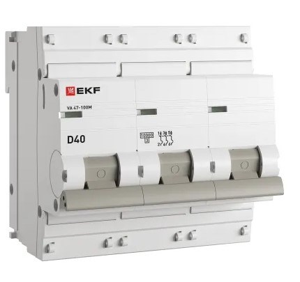 Автоматический выключатель  EKF mcb47100m-3-40D-pro 149458
