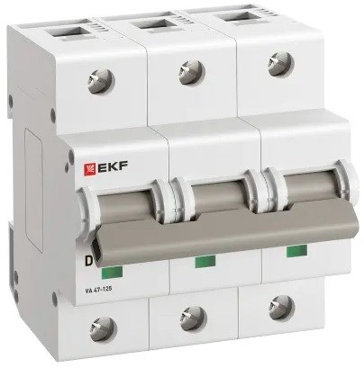Автоматический выключатель  EKF mcb47125-3-10D 149474
