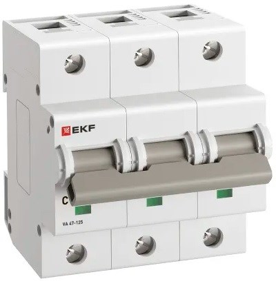 Автоматический выключатель  EKF mcb47125-3-80C 149477