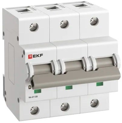 Автоматический выключатель  EKF mcb47125-3-125D 149503