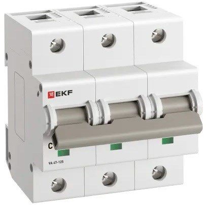 Автоматический выключатель  EKF mcb47125-3-10C 149516