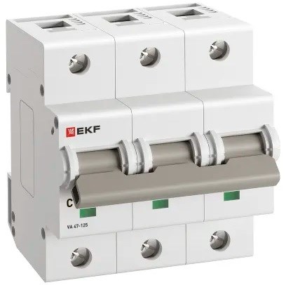 Автоматический выключатель  EKF mcb47125-3-63C 149568
