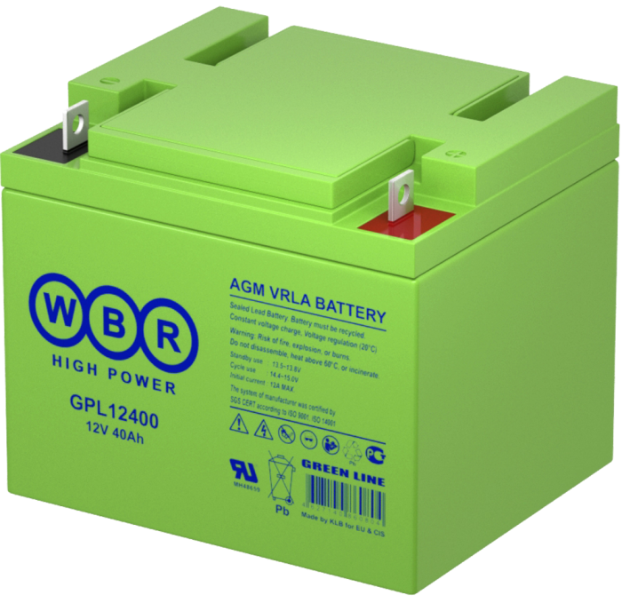 Аккумулятор;;WBR;GPL12400 100632