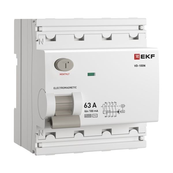 УЗО  EKF E1046M63100 149713