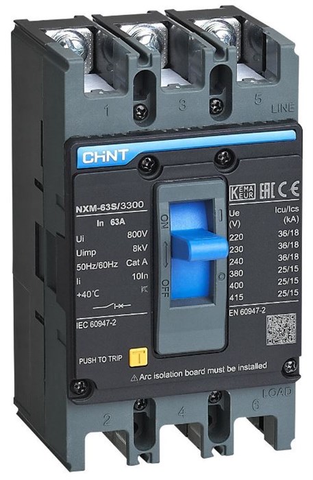 Автоматический выключатель в литом корпусе  CHINT 205887 149888